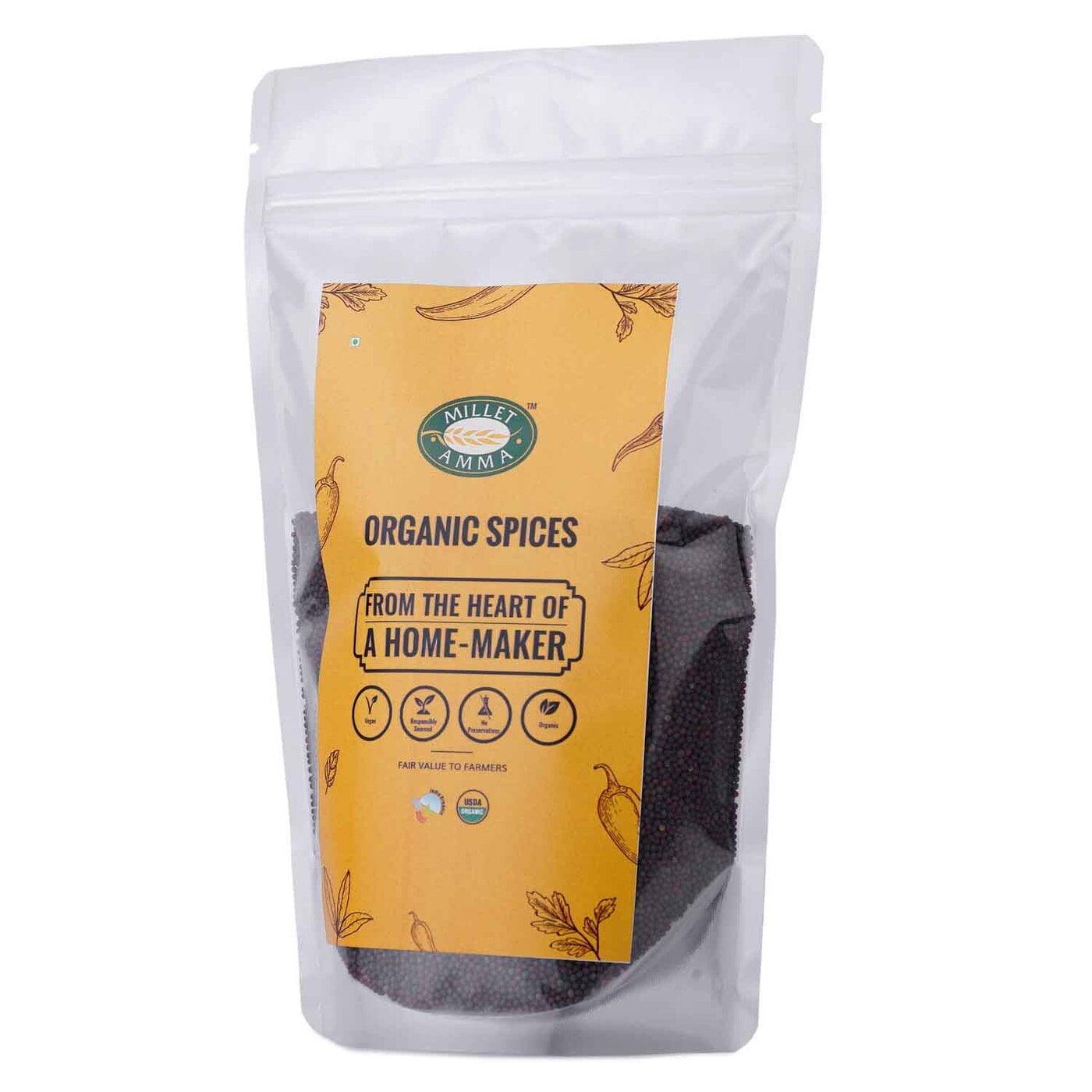 Mustard Seeds Brown Small Organic - 200gm