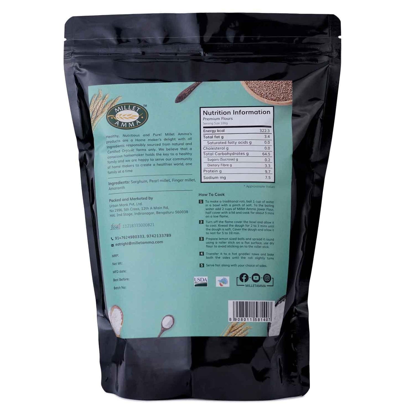 Gluten Free Mix Flour Organic - 1kg