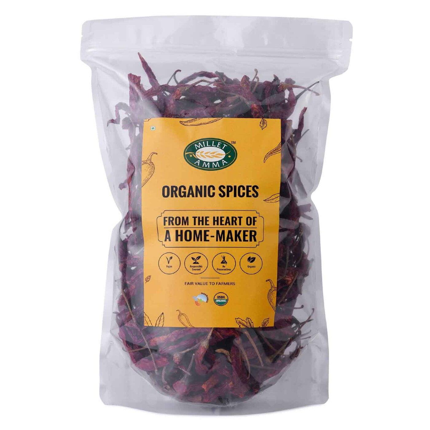 Red Chilli Whole (Byadgi) Organic 100gm