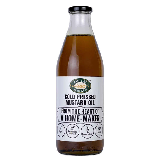 Cold Pressed Mustard Oil(Wood Press) Organic - 500ml