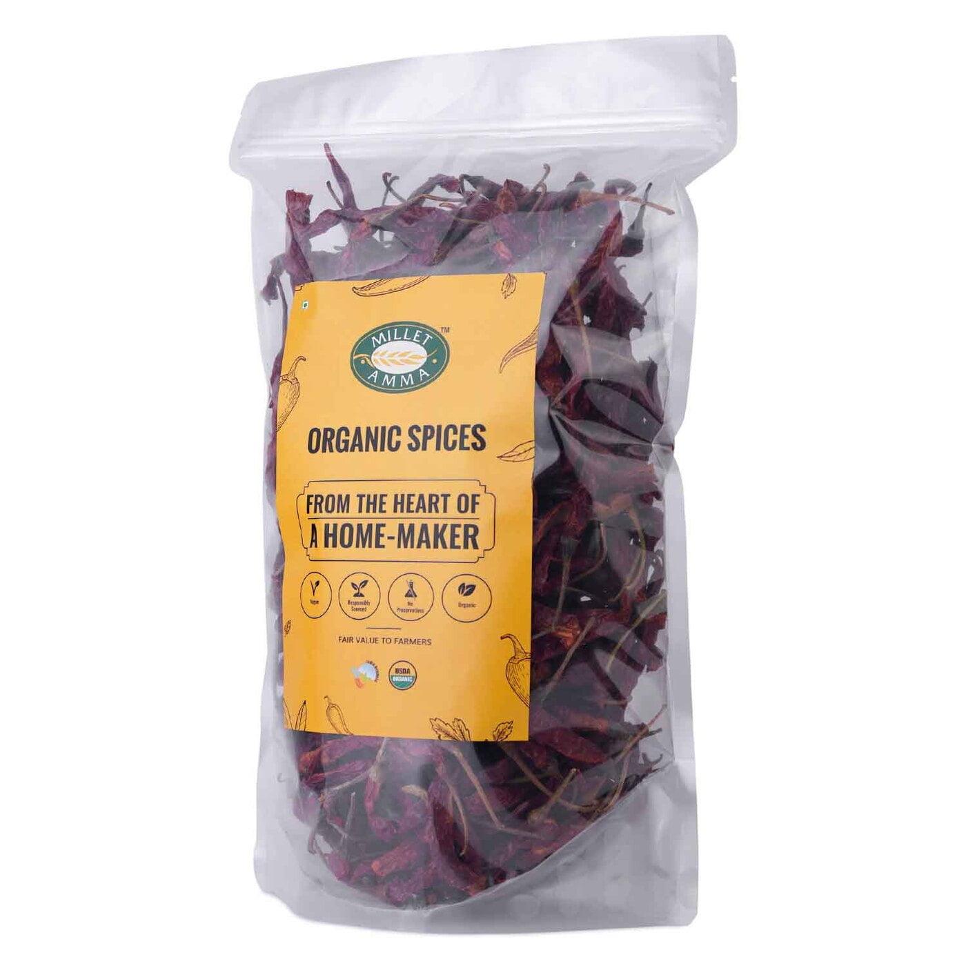 Red Chilli Whole (Byadgi) Organic 100gm
