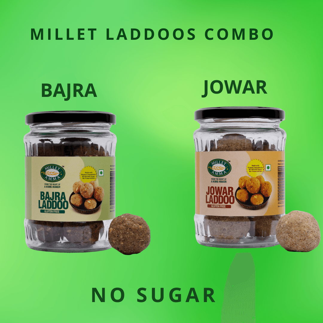 Jowar & Bajra Laddoo Combo | Pack of 2 Varieties