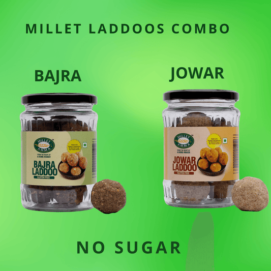 Jowar & Bajra Laddoo Combo | Pack of 2 Varieties