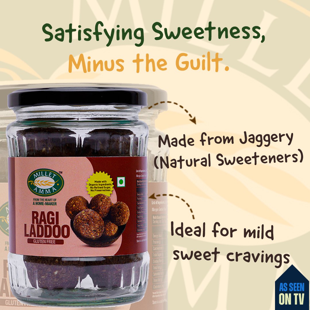 Laddo Combo | Pack of 3 Varieties ( Ragi , Jowar & Bajra Laddoo)