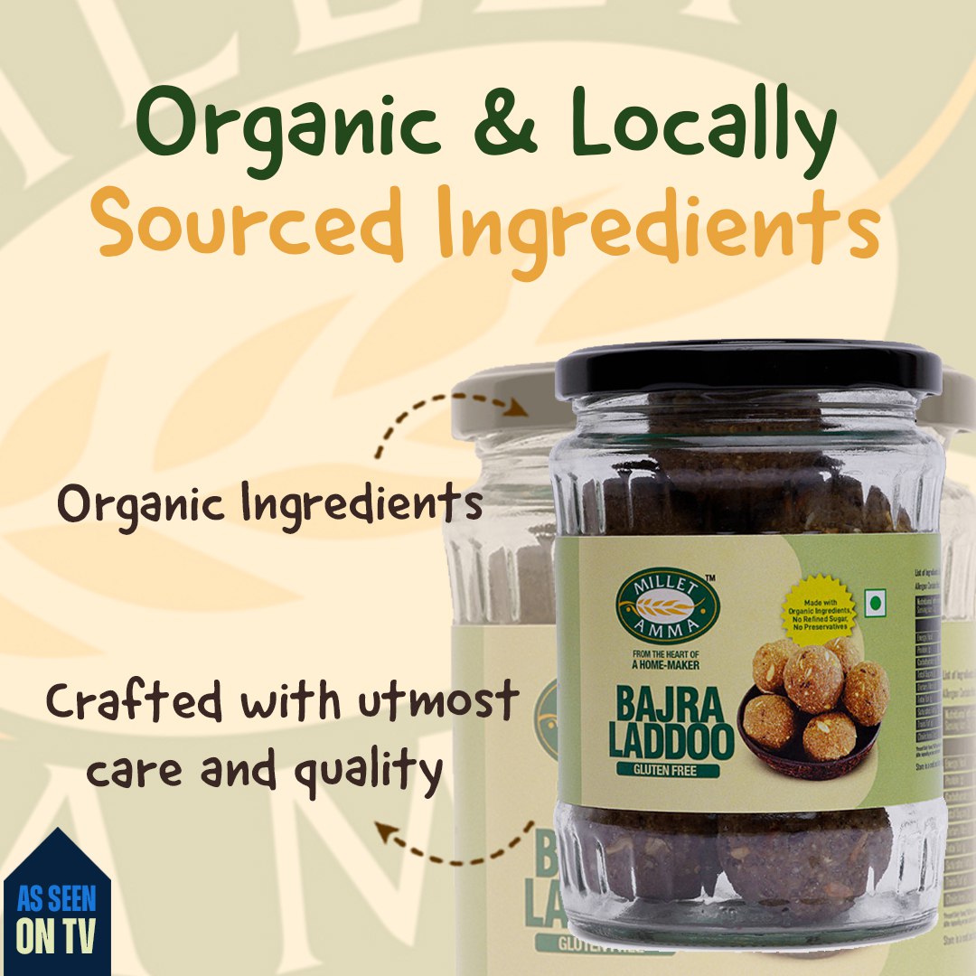 Laddo Combo | Pack of 3 Varieties ( Ragi , Jowar & Bajra Laddoo)