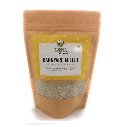 SUPPLE foods Barnyard Millet, 1600g - Native Whole Grains (Kuthiravalli, Samvat ke Chawal, Oodalu), Low GI, High Fibre than Rice