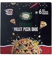 Millet Amma Baked Bajra Methi Bhakhri - 360 Gms | (Pack of 2 - Each 180 Gms) | Ready to Eat | Best Choice for Snack Time, Parties & Events | Healthy Traditional Gujarati Snacks