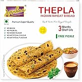 Millet Amma Baked Bajra Methi Bhakhri - 360 Gms | (Pack of 2 - Each 180 Gms) | Ready to Eat | Best Choice for Snack Time, Parties & Events | Healthy Traditional Gujarati Snacks