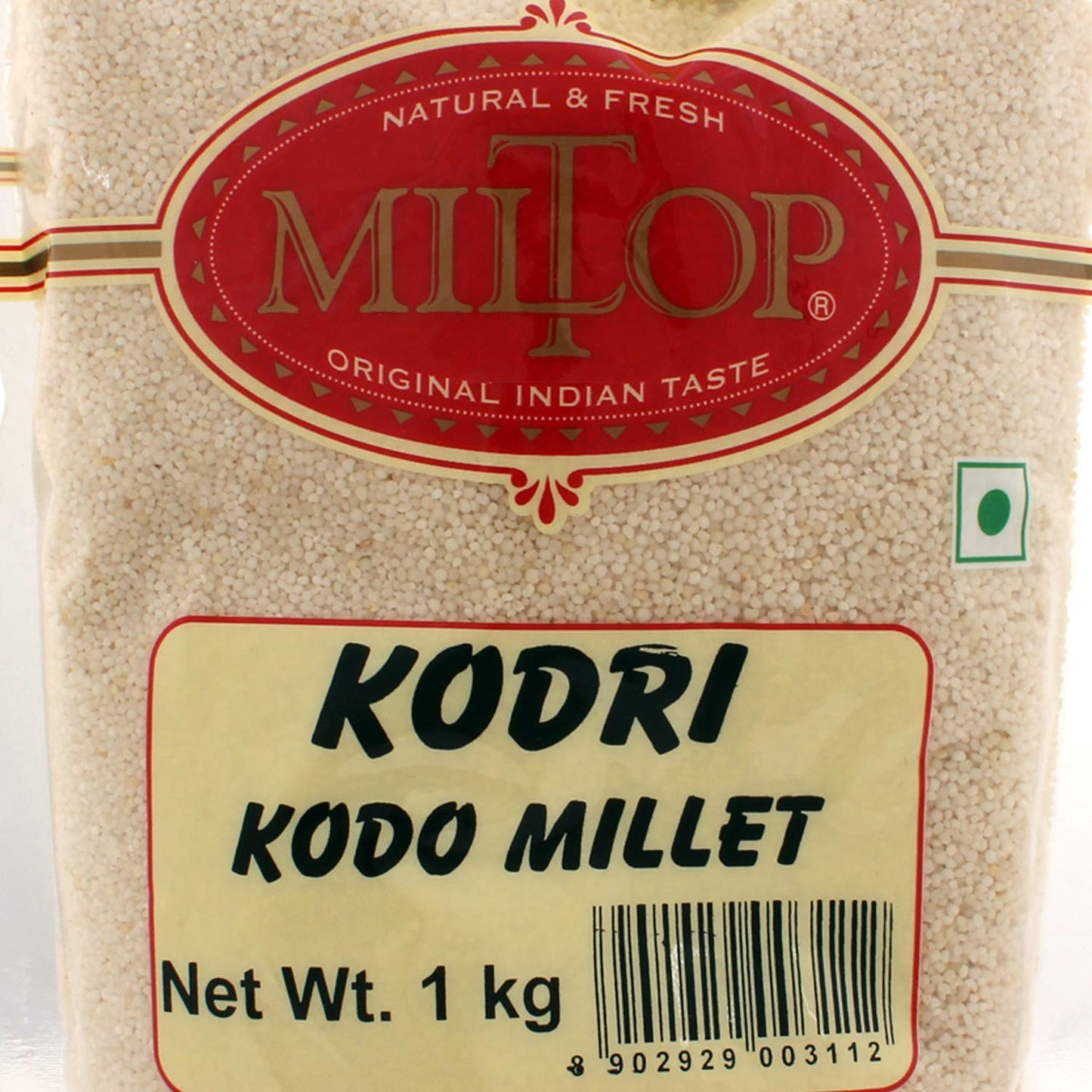Miltop Kodri-Kodo Millet, 1 kg (Healthy Diabetic Food)