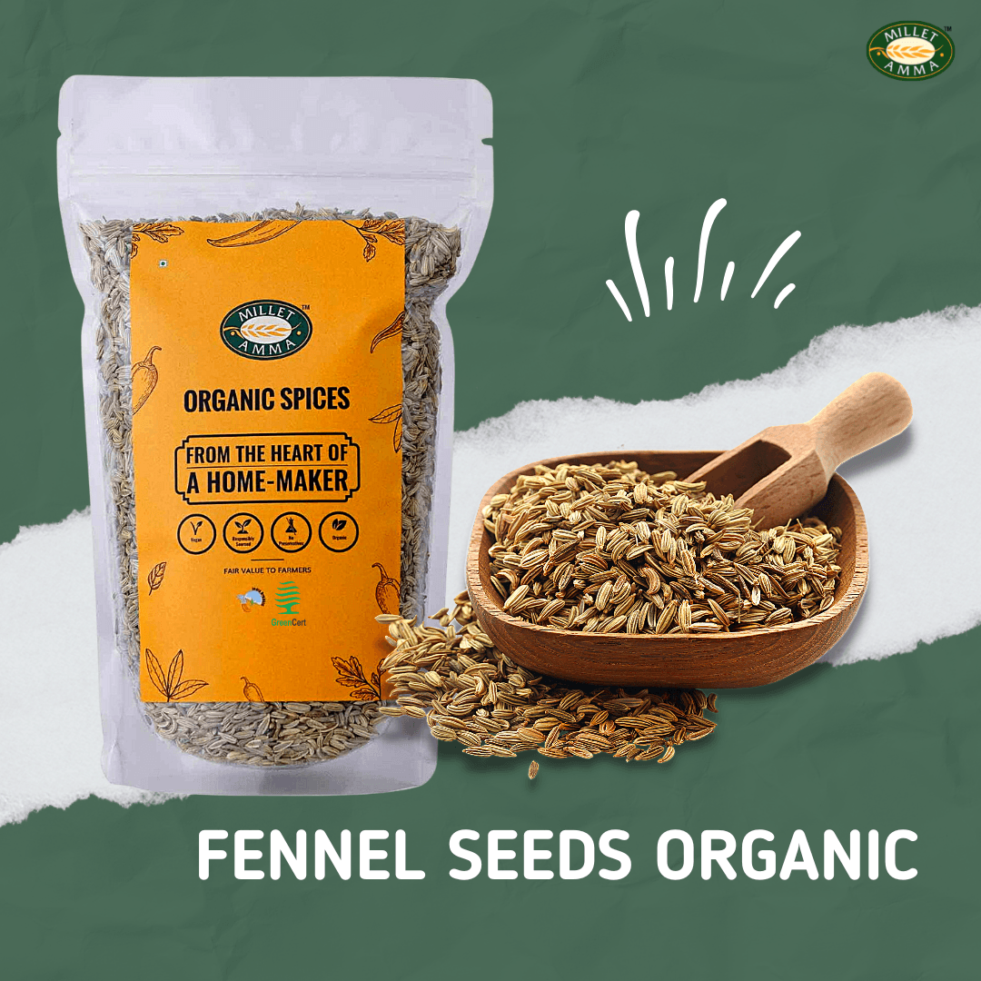 Fennel Seeds (saunf) Organic 200gm