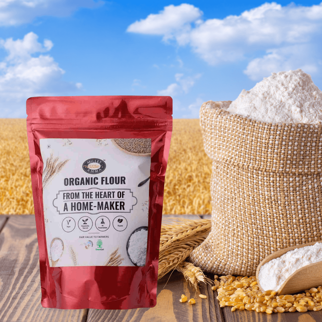 Khapli Wheat Flour Organic - 500gm