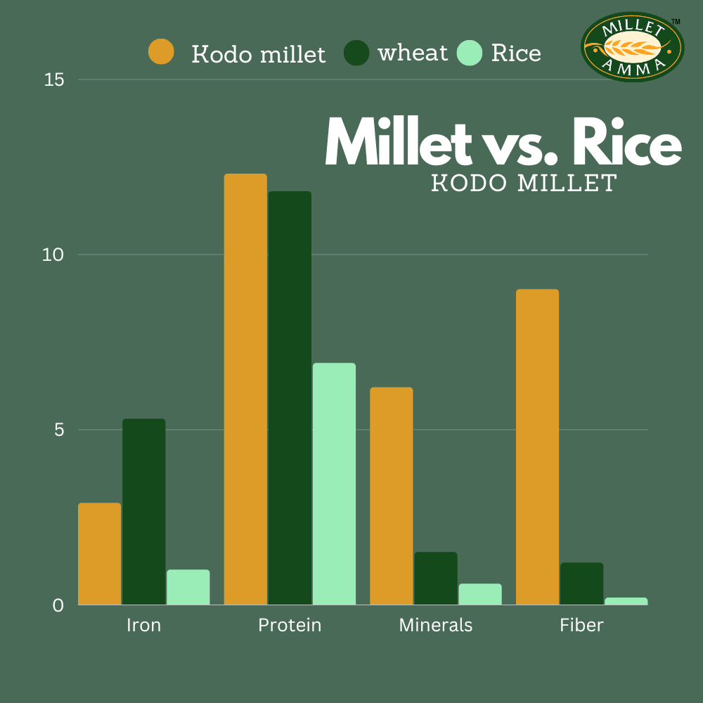Kodo Millet Flour Organic - 500gm