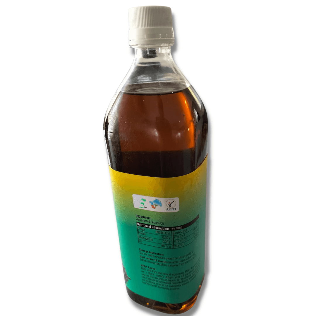 Cold Pressed Sesame Oil Organic - 500ml