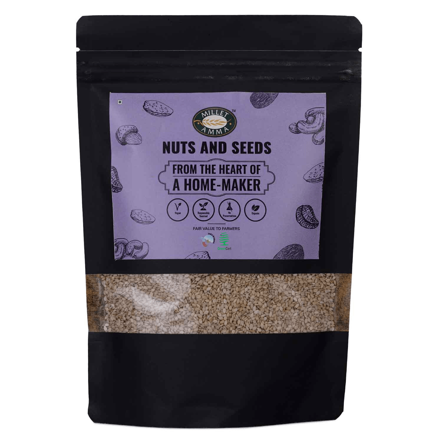 Organic White Til (Sesame Seeds) - 250gm