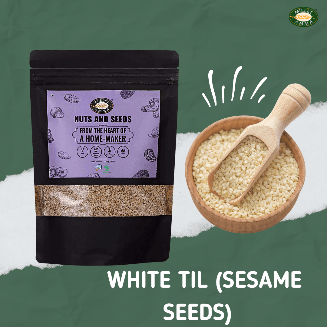 Organic White Til (Sesame Seeds) - 250gm