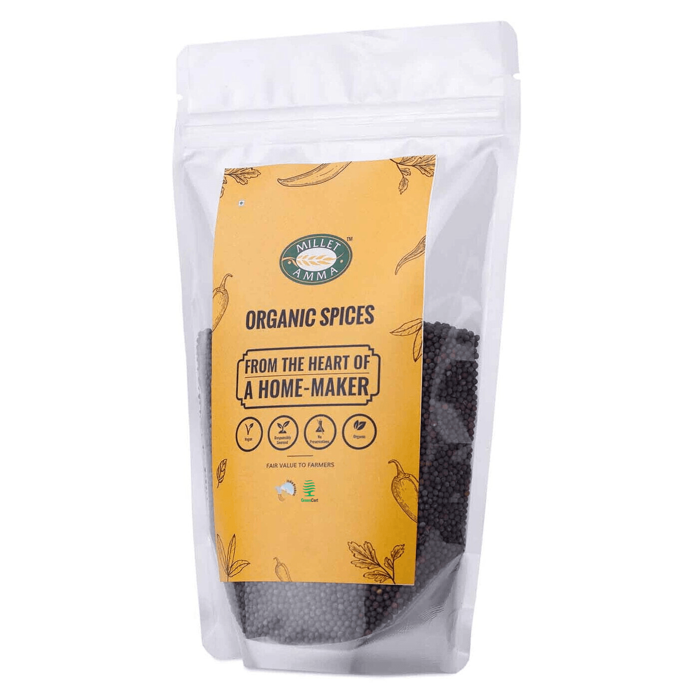 Mustard Seeds Black Big - 200gm