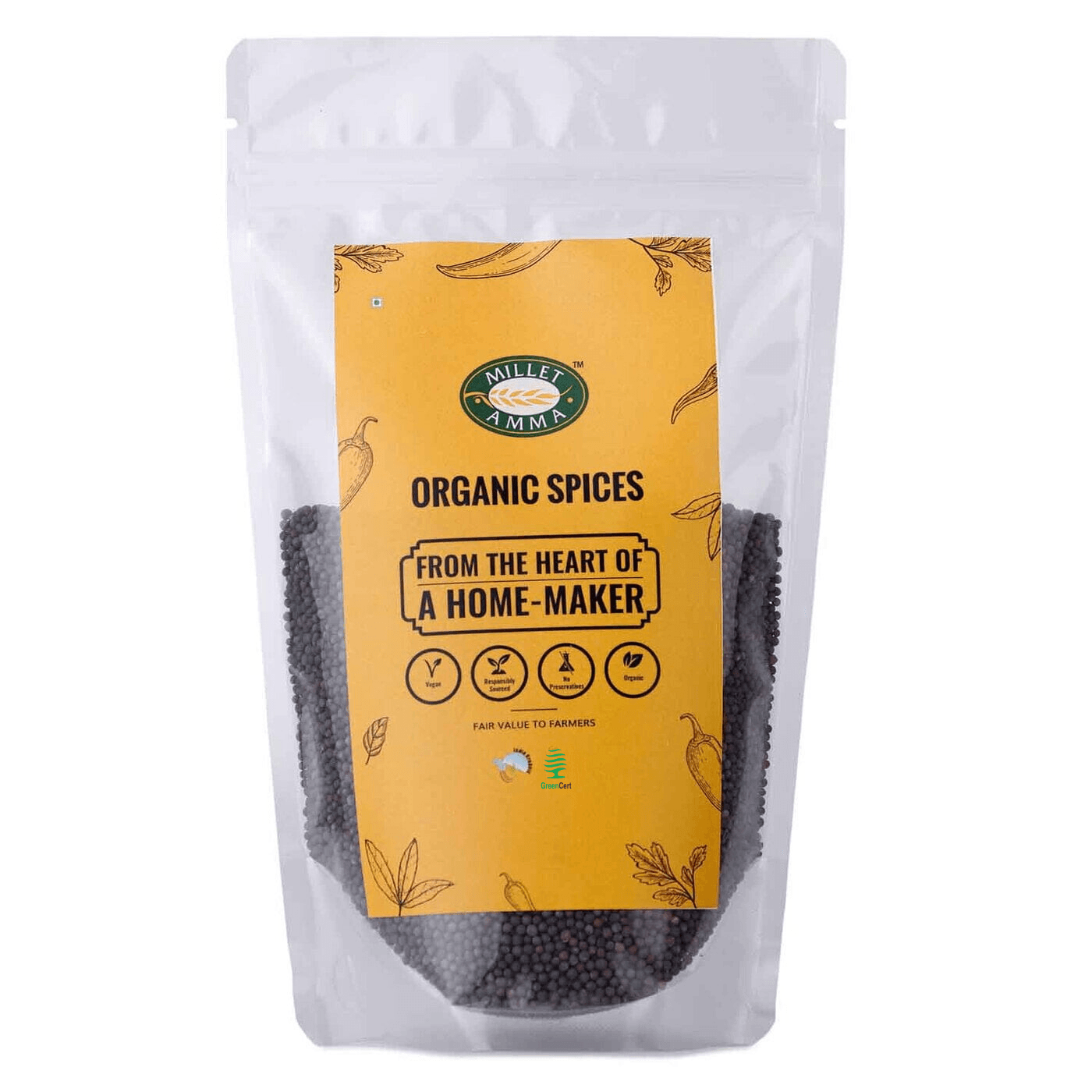 Mustard Seeds Black Big - 200gm