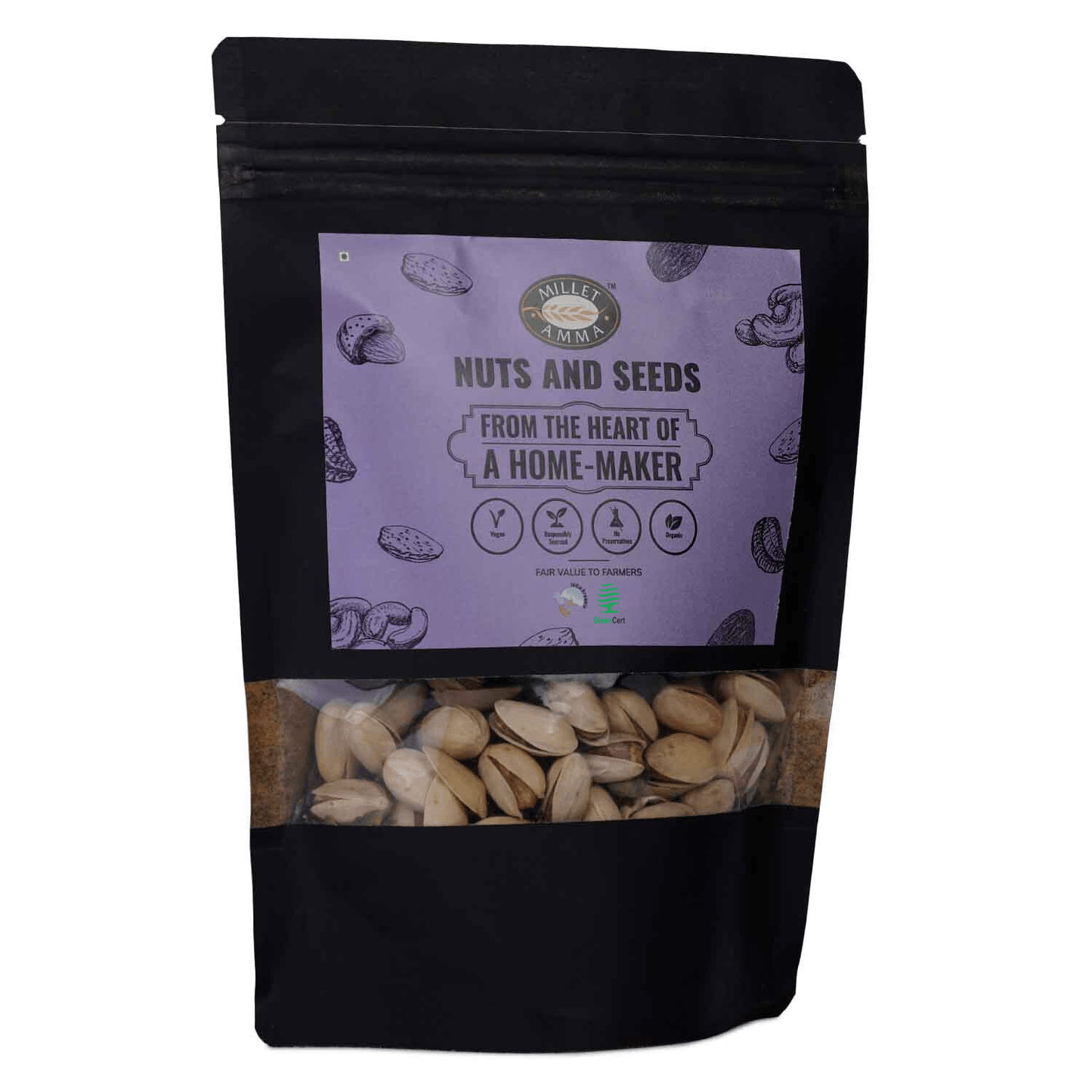 Pista Salted With Kernel Organic 250gm