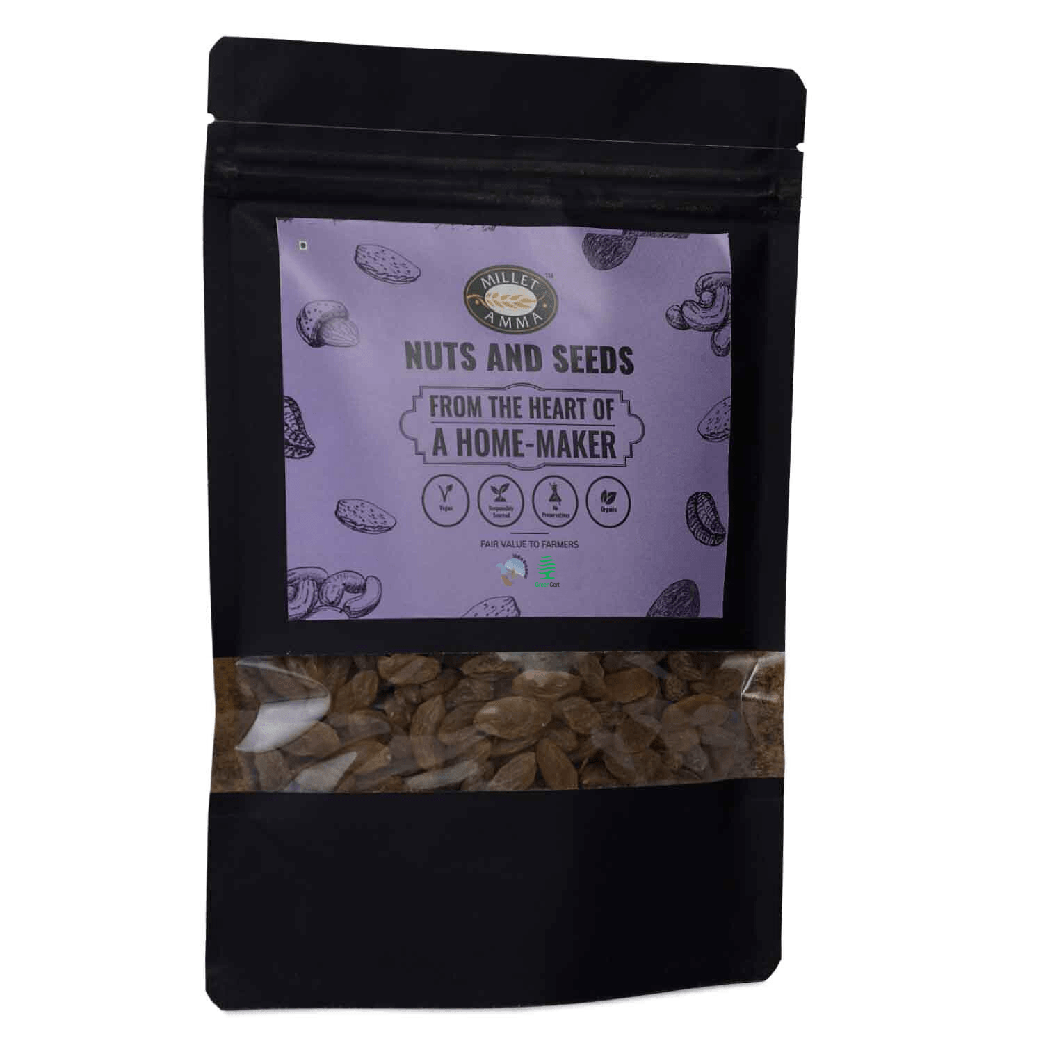 Organic Raisins (Dry Grapes) 250gm | Rich in Antioxidants & Source of Vitamins, Minerals | Helps in Strengthening The Bones & Boosting Immunity | 100% Vegan & Gluten Free