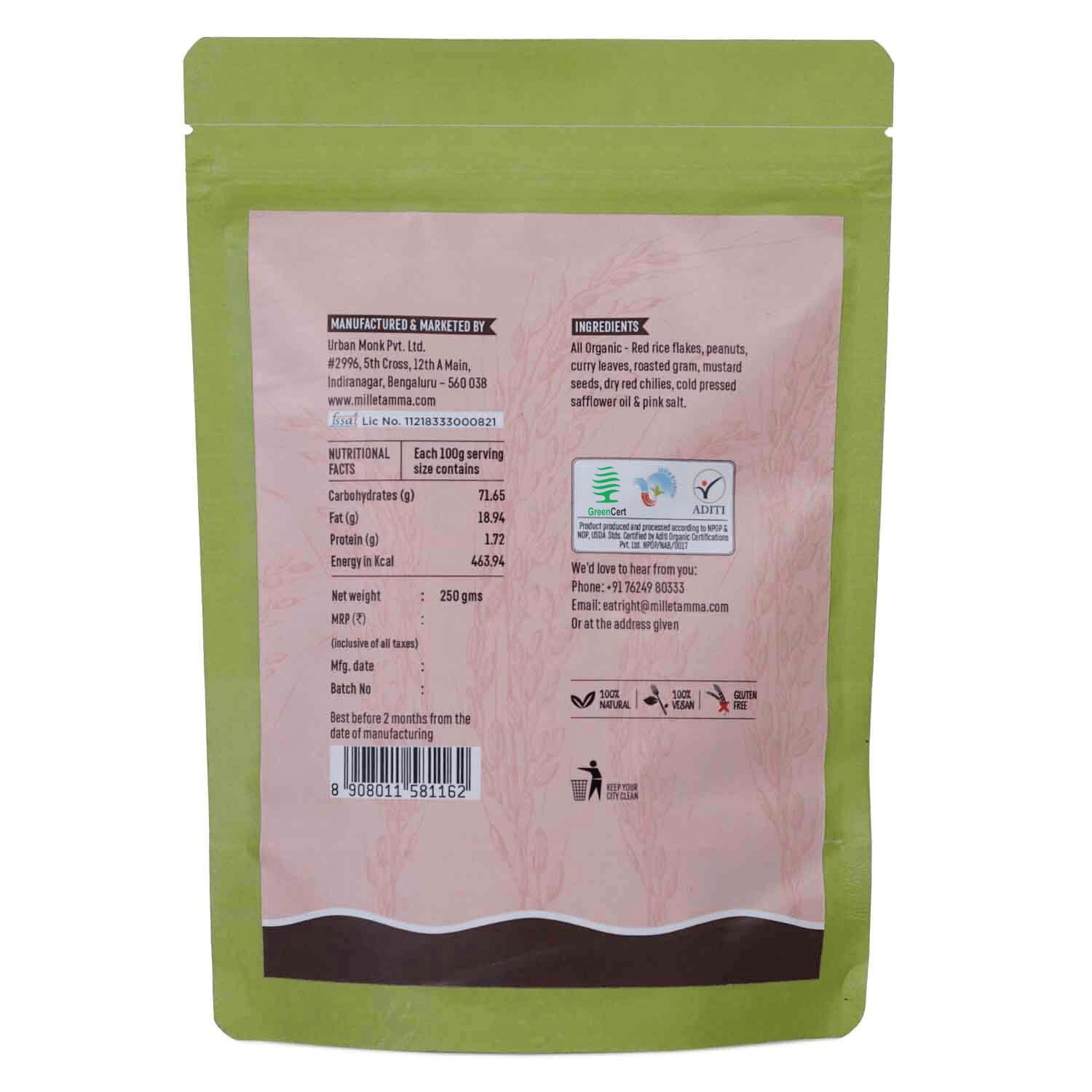 Red Rice Chivda - 200gm