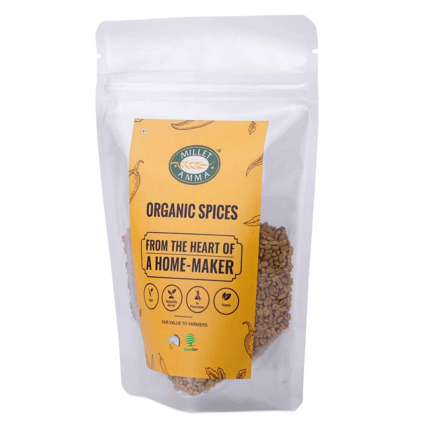 Organic Methi Seeds - 200gm