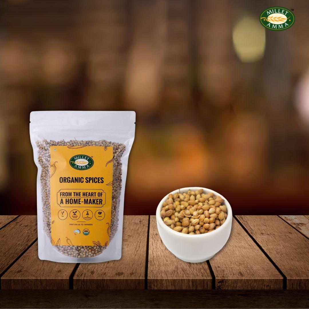 Organic Coriander Whole 100gm