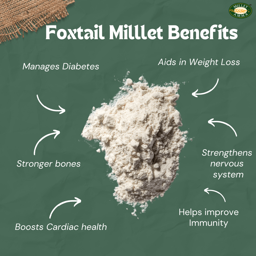 Foxtail Millet Flour Organic - 500gm