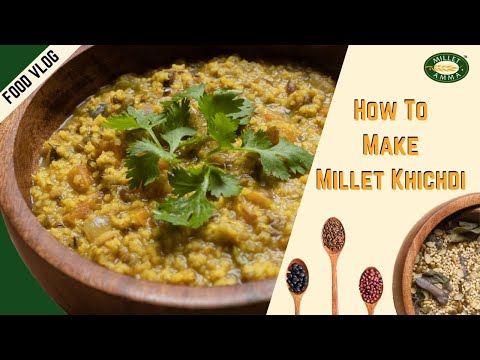Organic Millet Khichdi Mix | 250 GMS Pack | 65% Millet Content | Easy & Ready to Cook | Instant Millet Breakfast Mix | Rich in Protein & High Fiber | 100% Vegan