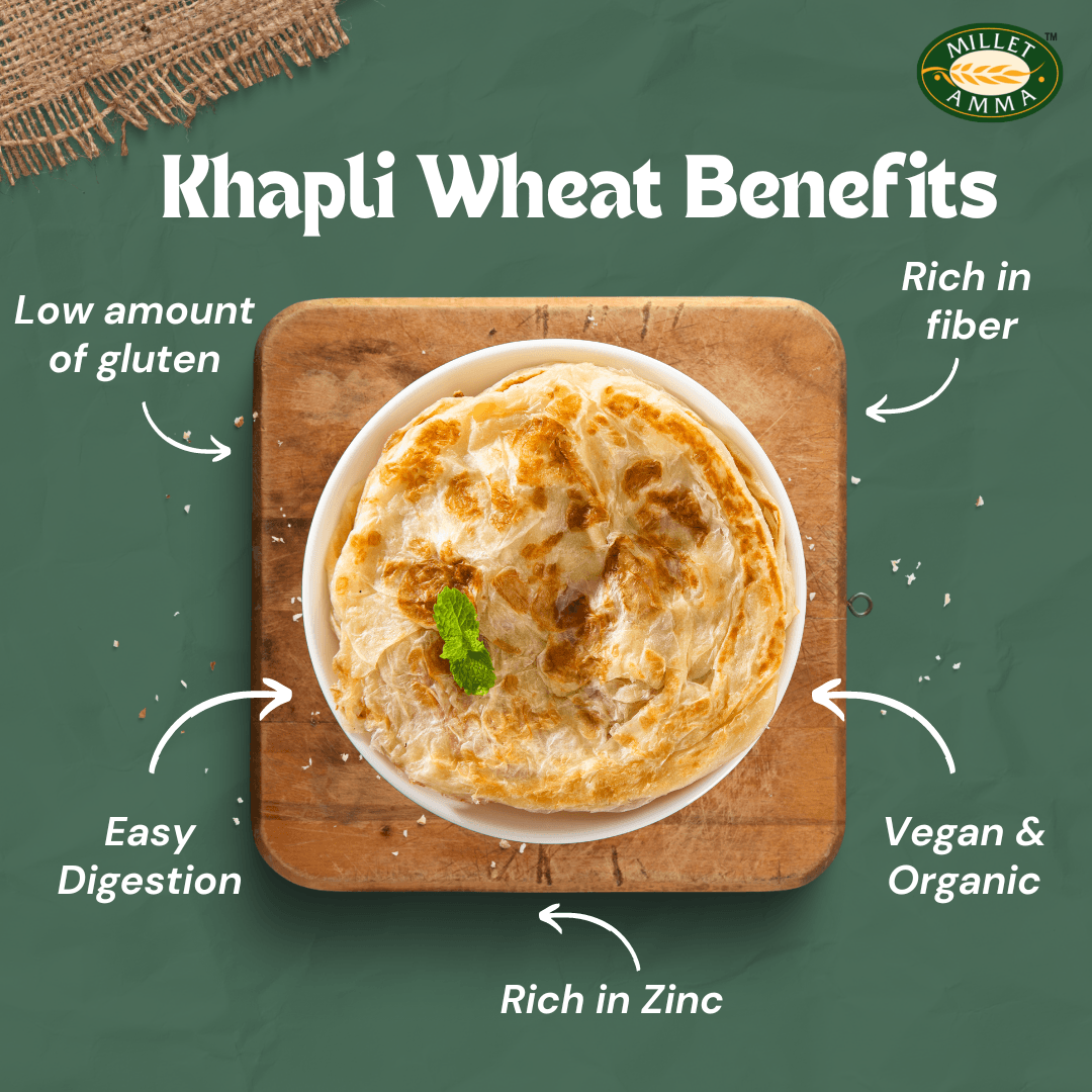 Khapli Wheat Flour Organic - 500gm