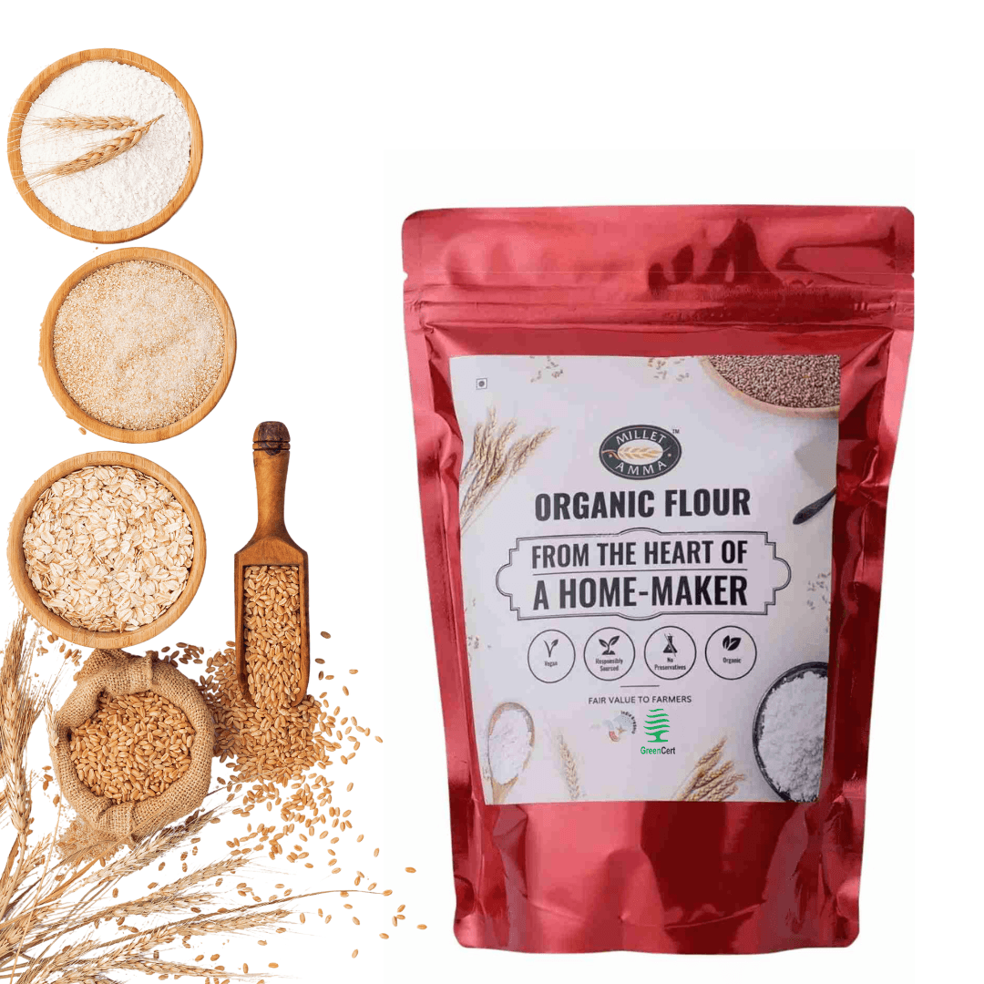Khapli Wheat Flour Organic - 500gm