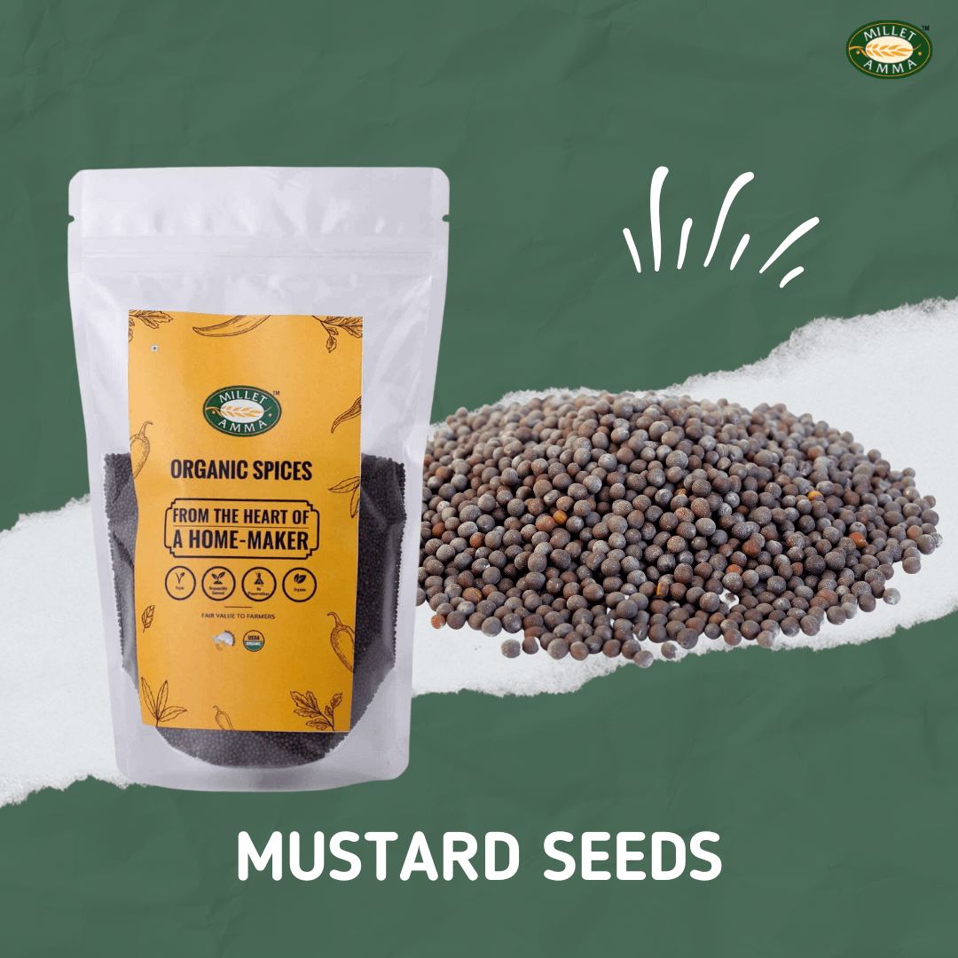 Mustard Seeds Brown Small Organic - 200gm