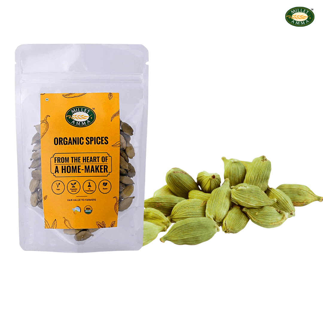 Green Cardmon Elachi Organic 25gm