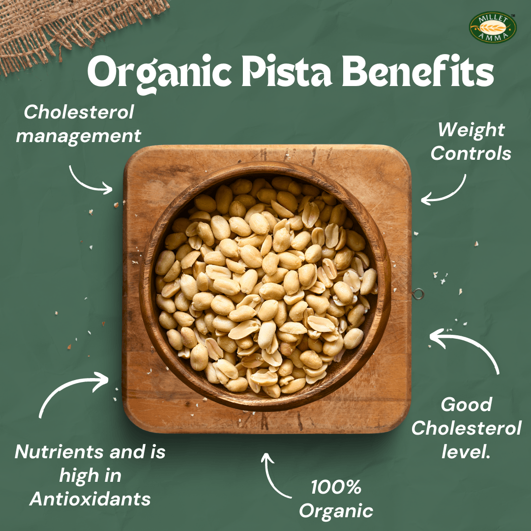 Pista Salted With Kernel Organic 250gm