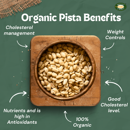 Pista Salted With Kernel Organic 250gm