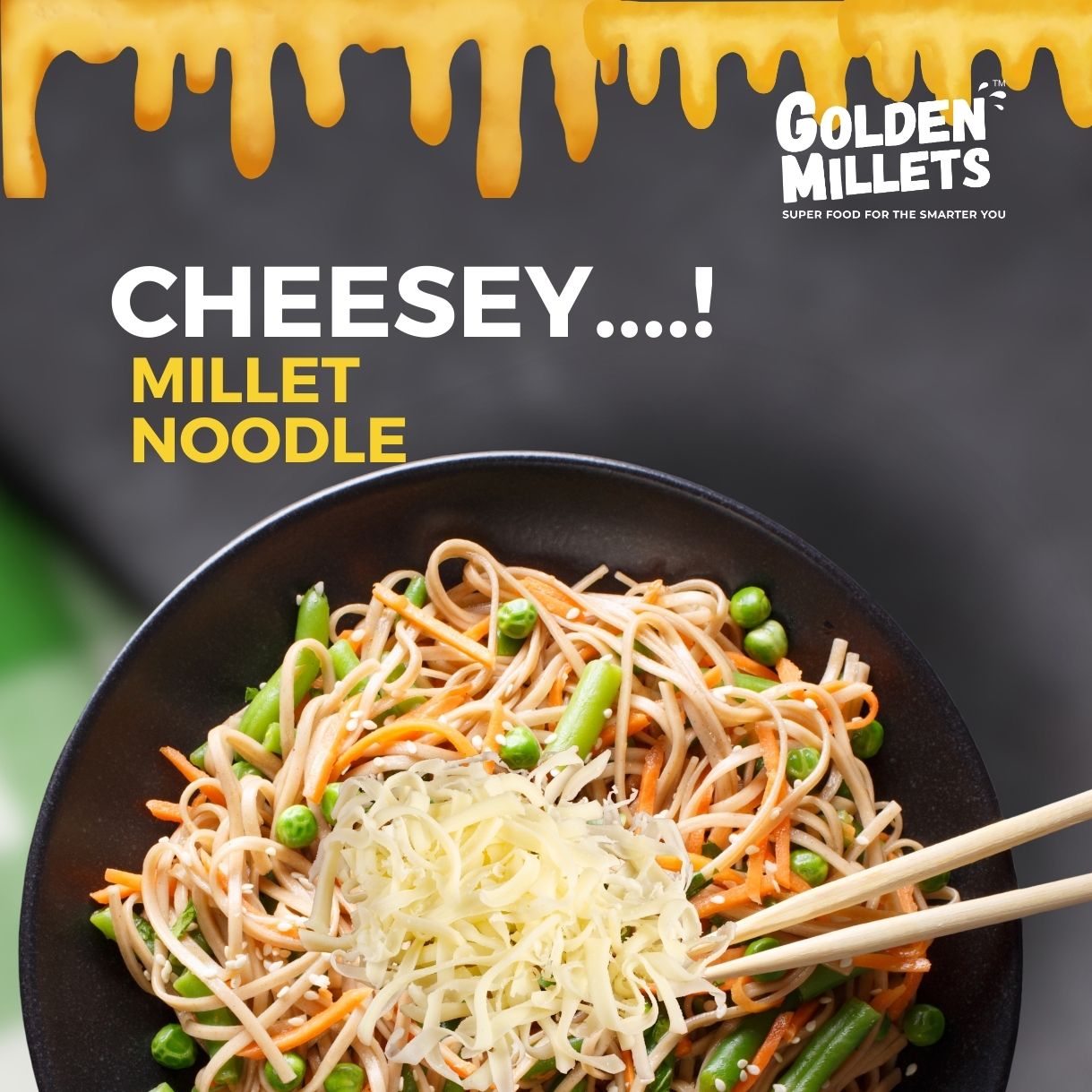 Cheese masala Millet Noodle