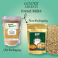 GOLDEN MILLETS Foxtail Millet Unpolished Rice |100% Gluten Free & Natural |High Protein & More Fiber (Pack of 5, 1000)