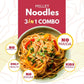 GOLDEN MILLETS Foxtail Millet Noodles | 0% Maida | 60% Millet Content | High Fiber and Good Protein |100% Sundried Not Fried | (150gm x 10)