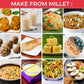 GOLDEN MILLETS Proso Millet Unpolished Rice |100% Gluten Free & Natural |High Protein & More Fiber (Pack of 10, 1000)