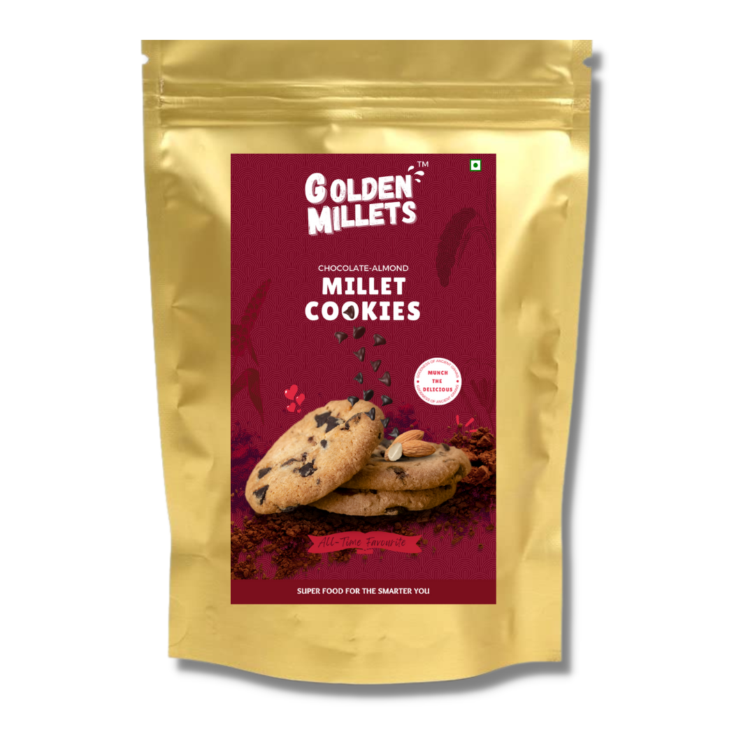 Choco Almond Millet cookies