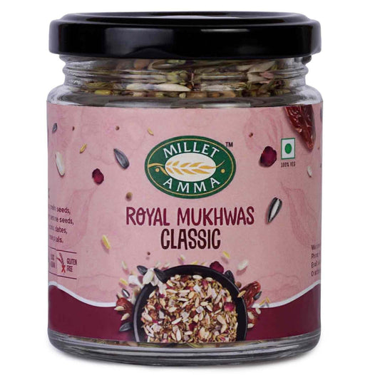 Royal Mukhwas Combo Pack of 2 | Royal Mukhwas Classic + Royal Mukhwas Sugar Free | 100gm Each
