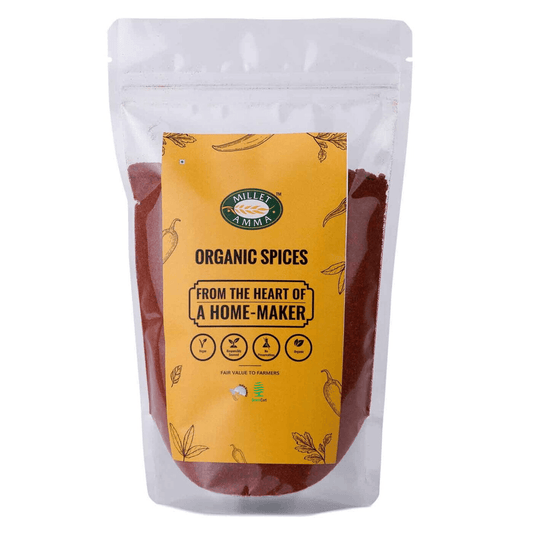 Guntur Red Chilli Whole Organic - 100gm